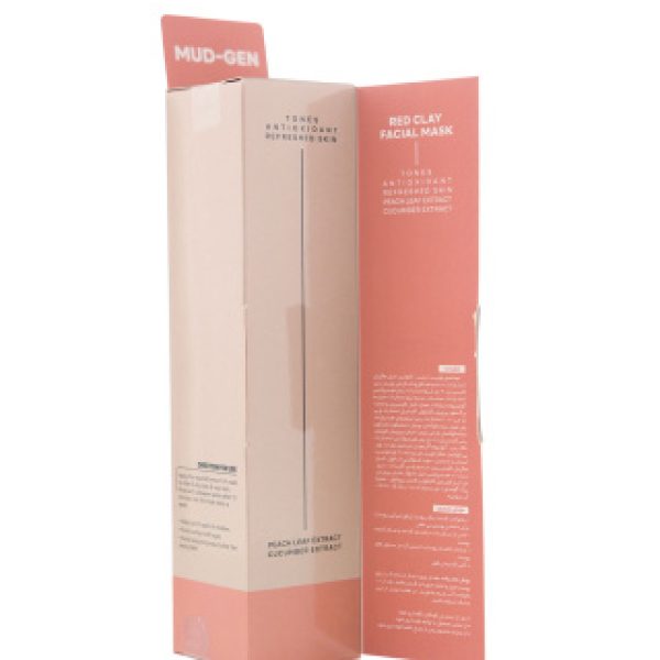 ماسک صورت ژنو بایوتیک مدل Red Clay خاک رس قرمز حجم 100 میلی لیتر