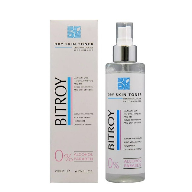 تونر پاک کننده مناسب پوست خشک حجم 200 میل بیتروی